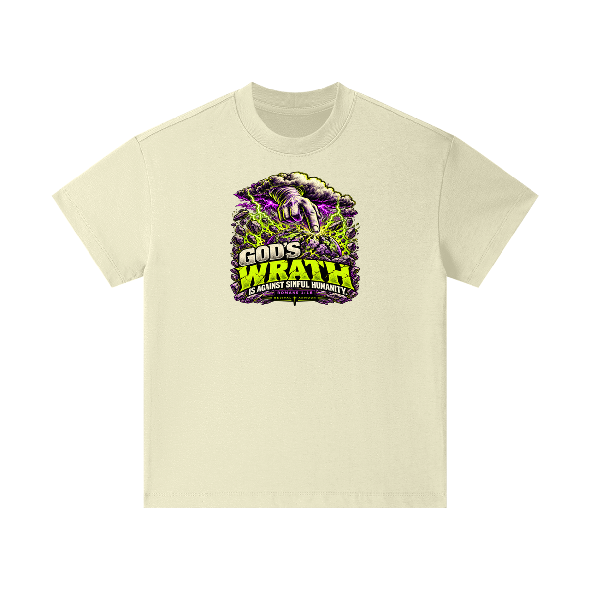 GOD'S WRATH IS AGAINST SINFUL HUMANITY [ROMANS 1:18] Kids T-Shirt