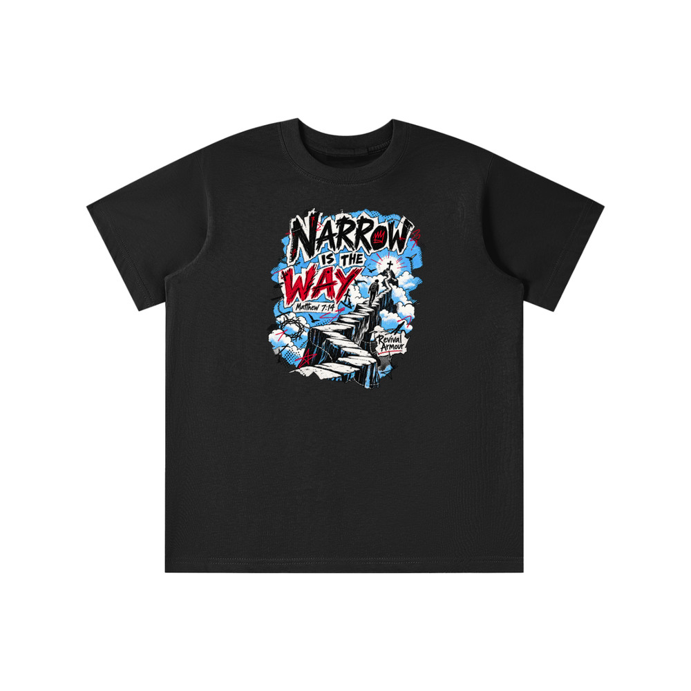 NARROW IS THE WAY [MATTHEW 7:14] Revival Armour youth T-shirt