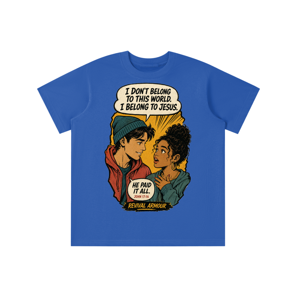 John 17:16 inspired youth T-shirt