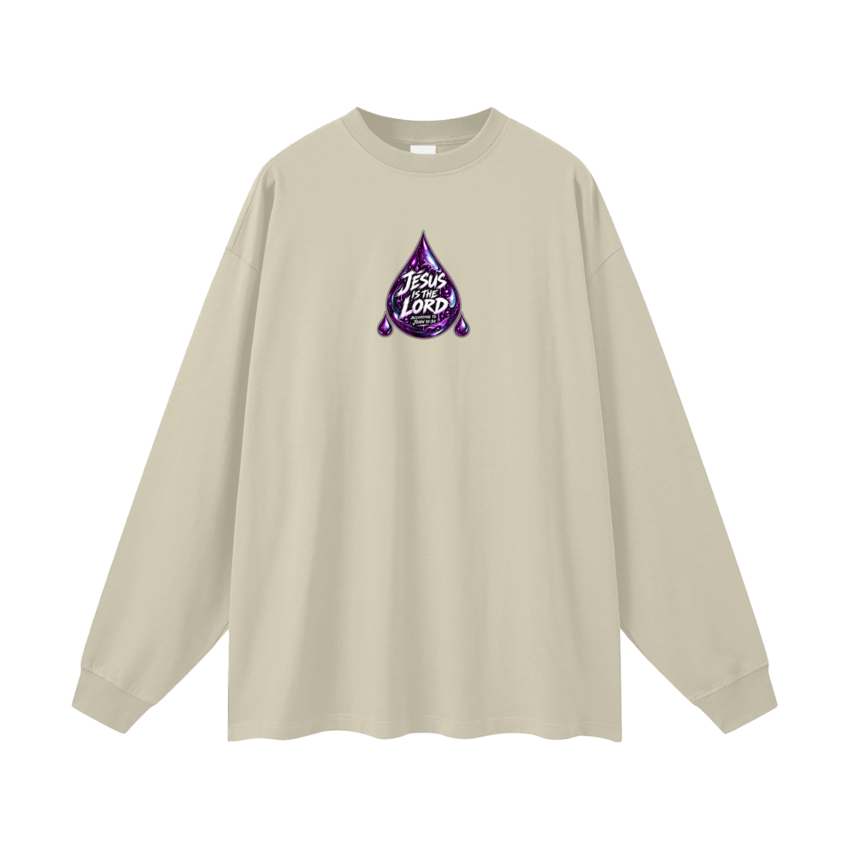 JESUS IS LORD ACCORDING TO JOHN 10:30 THIS HOUSE WiLL SERVE THE LORD THE PERSON WILL "THE HOUSE" WILL SERVE THE LORD NOT THE "BUILDING" Long Sleeve T-Shirt