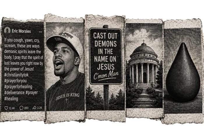 CAST OUT DEMONS IN THE NAME OF JESUS C'MON MAN Tank Top