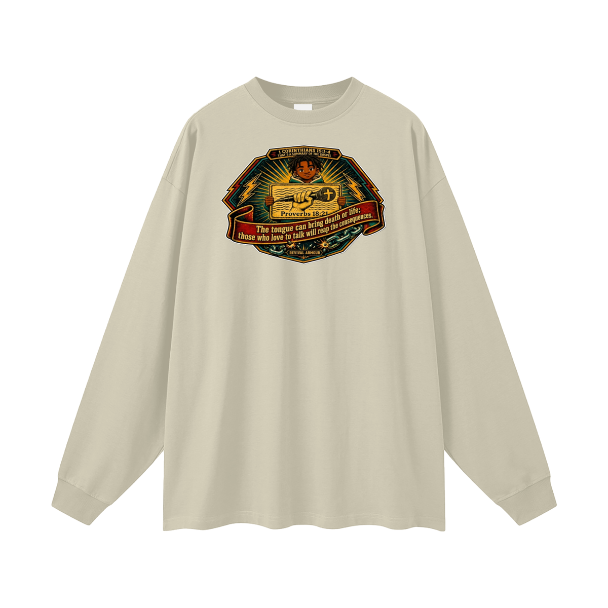 Oversized Unisex Long Sleeve T-Shirt