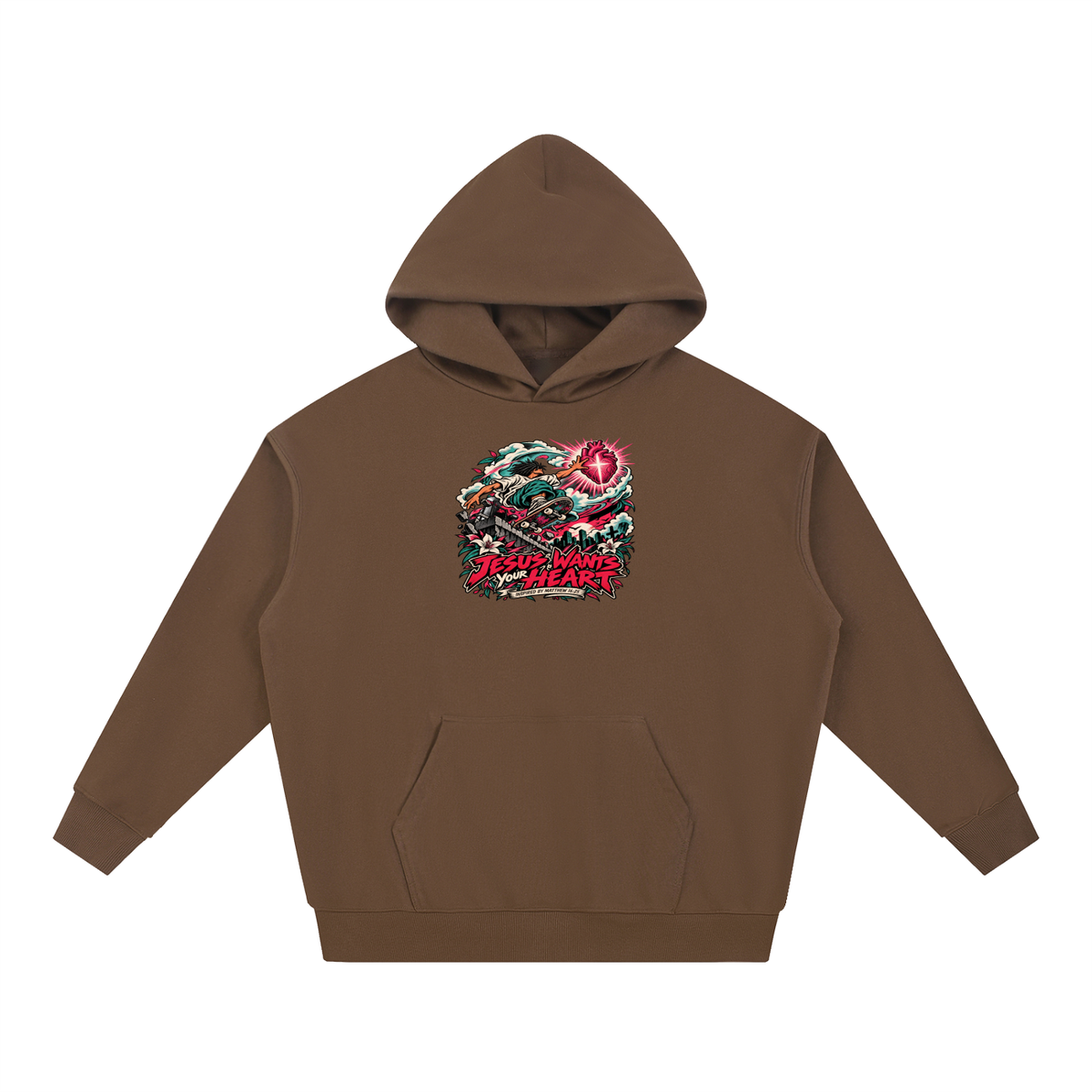 JESUS WANTS YOUR HEART INSPIRED BY MATTHEW 16:25 Hoodie