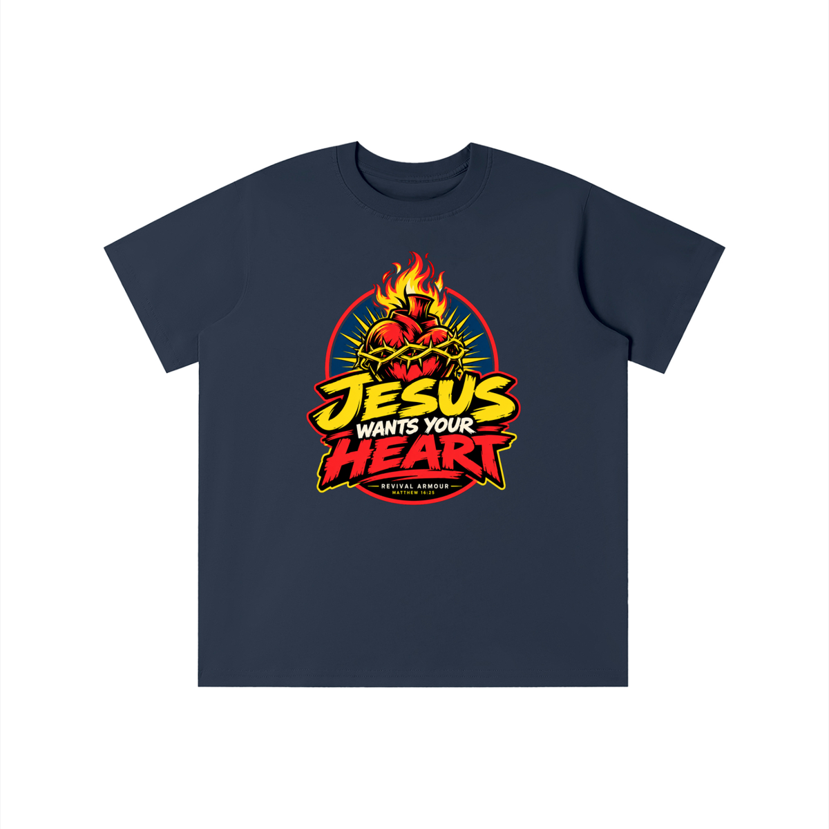 JESUS WANTS YOUR HEART - REVIVAL ARMOUR - youth T-shirt