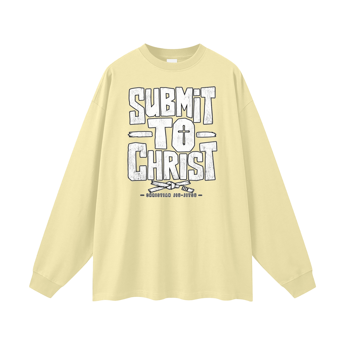 SUBMIT TO CHRIST CHRISTIAN JIU-JITSU Long Sleeve T-Shirt