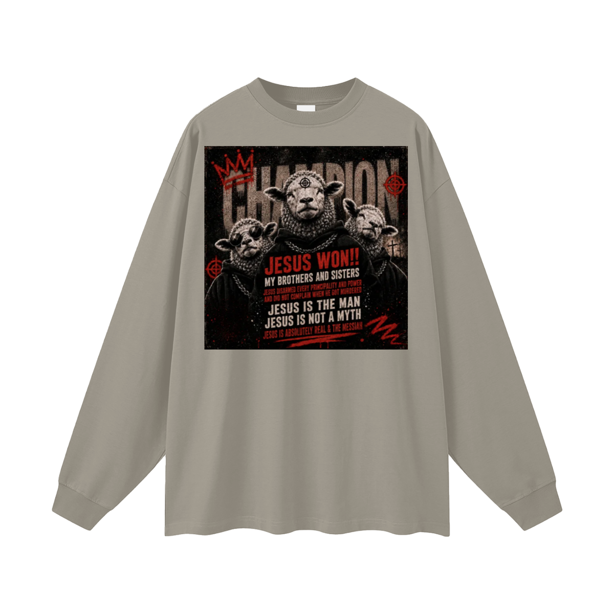 Jesus Won Long Sleeve T-Shirt