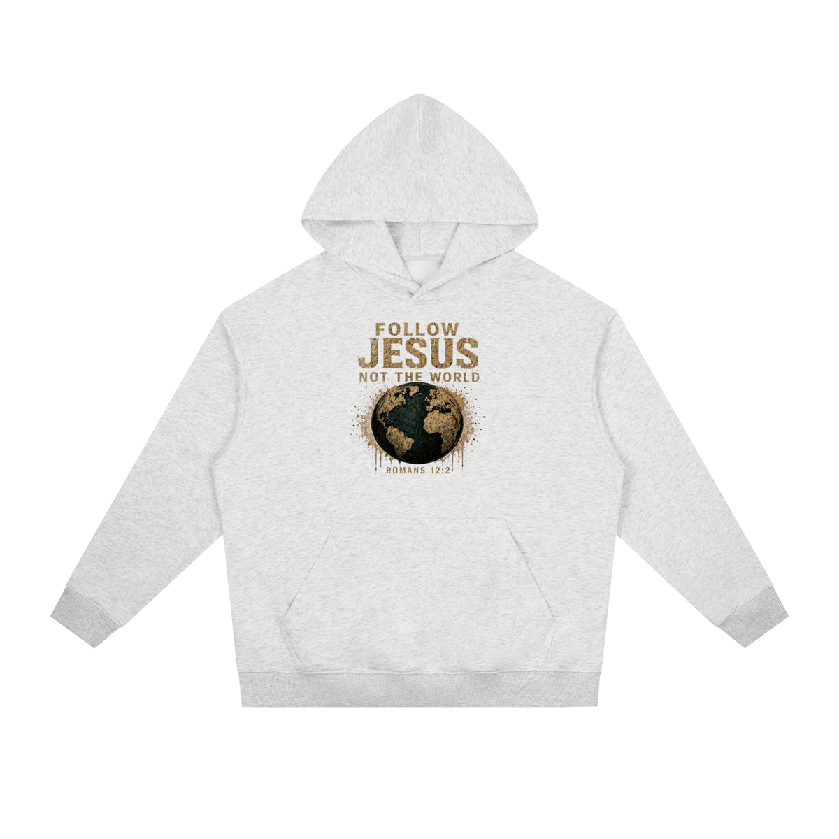 FOLLOW JESUS NOT THE WORLD ROMANS 12:2 Hoodie