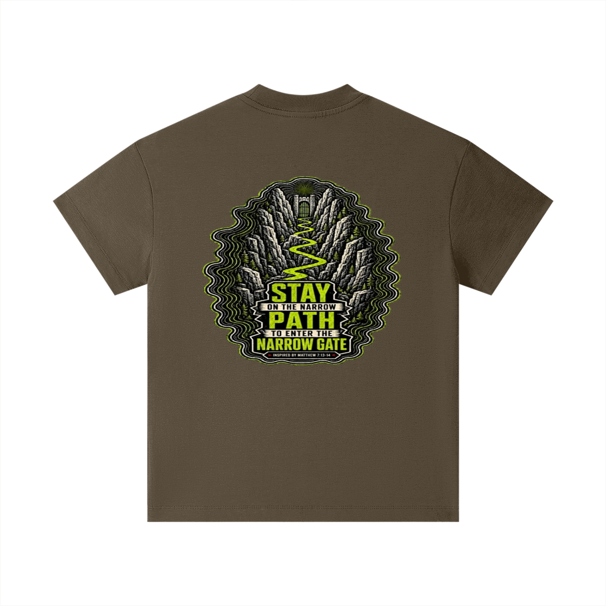 STAY ON THE NARROW PATH TO ENTER THE NARROW GATE INSPIRED BY MATTHEW 7:13-14 Kids T-Shirt