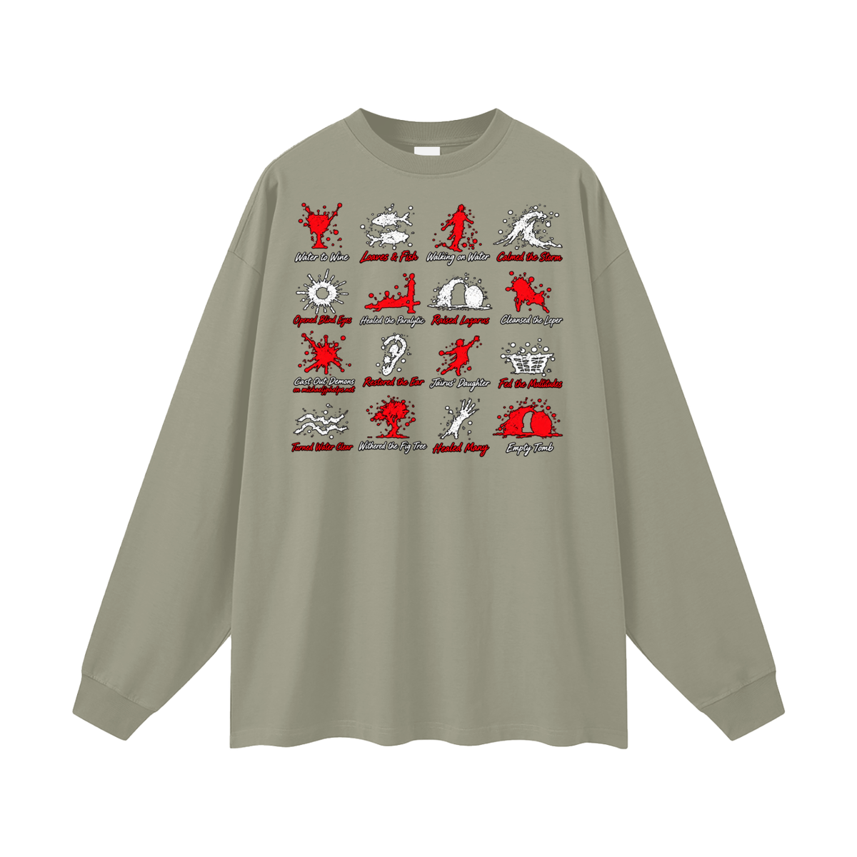 cast out demons on Michaeljphelps.Net Long Sleeve T-Shirt