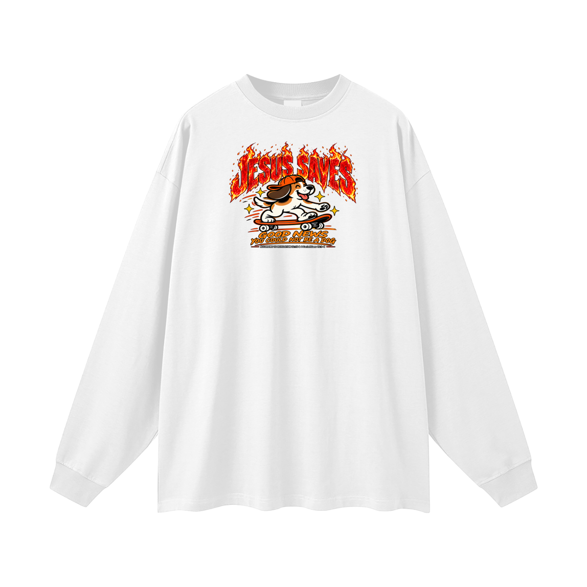 CAST ALL YOUR BURDENS TO JESUS ACCORDING TO Matthew 11:28–30 THO Long Sleeve T-Shirt