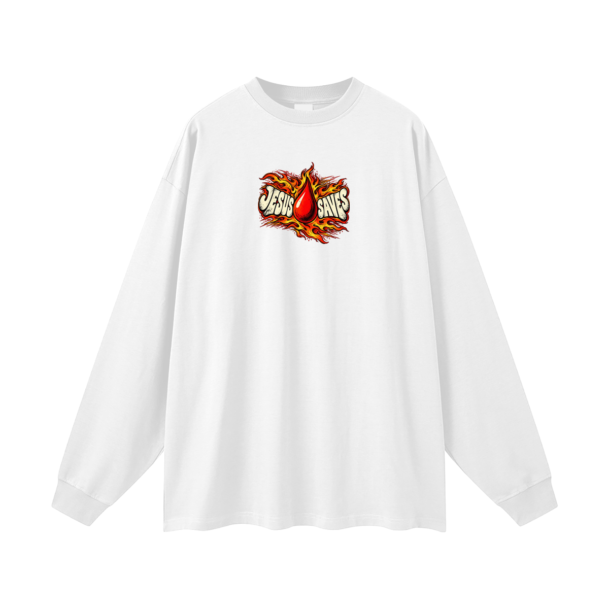 JESUS SAVES Long Sleeve T-Shirt