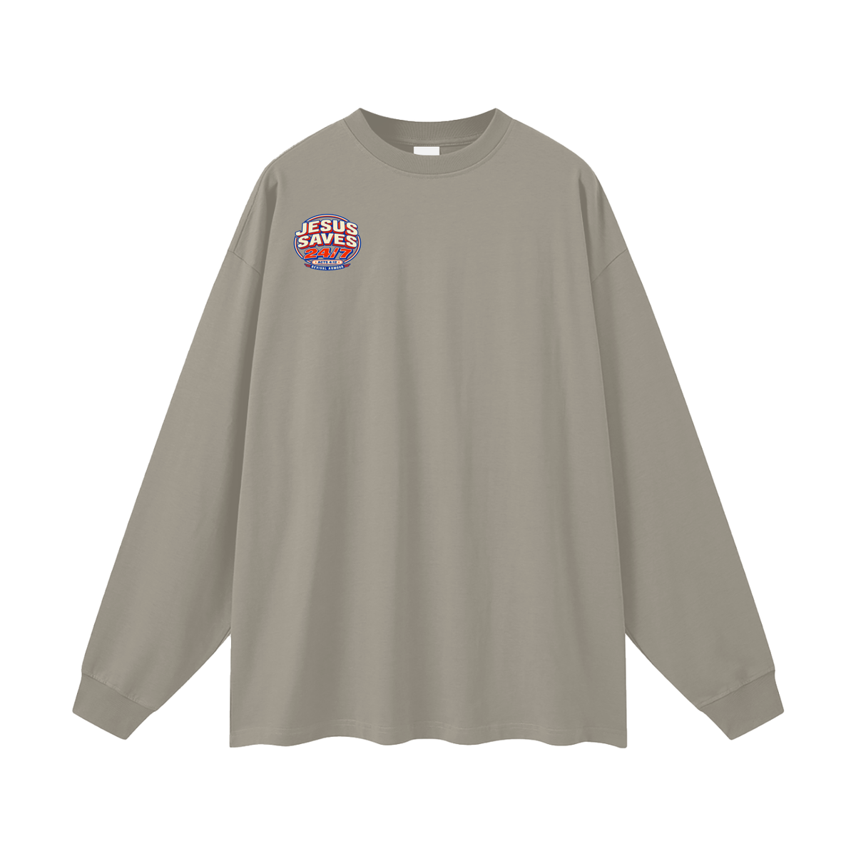 Jesus saves 24/7 Long Sleeve T-Shirt