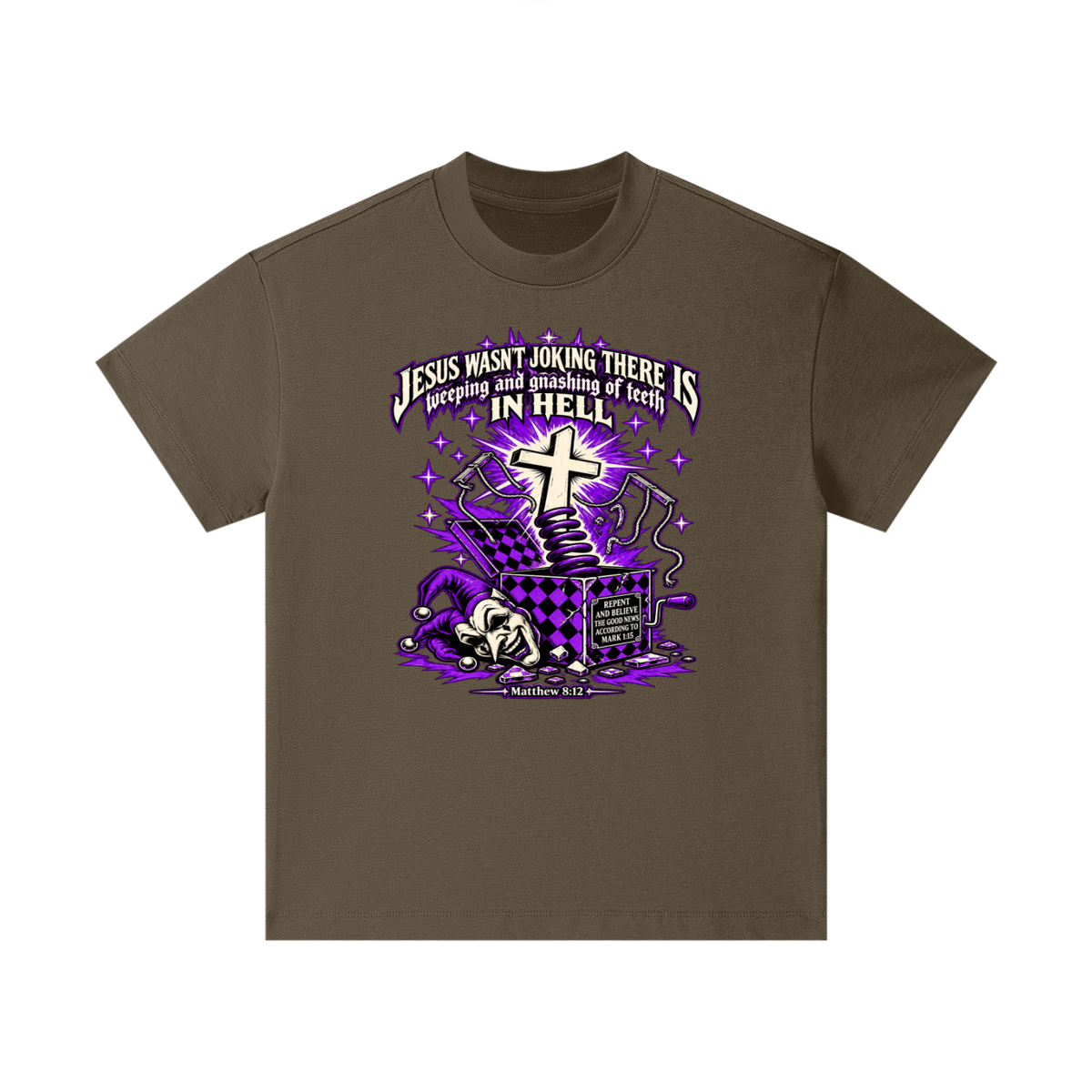 Jesus wasn’t joking there is weeping and gnashing of teeth in hell Kids T-Shirt