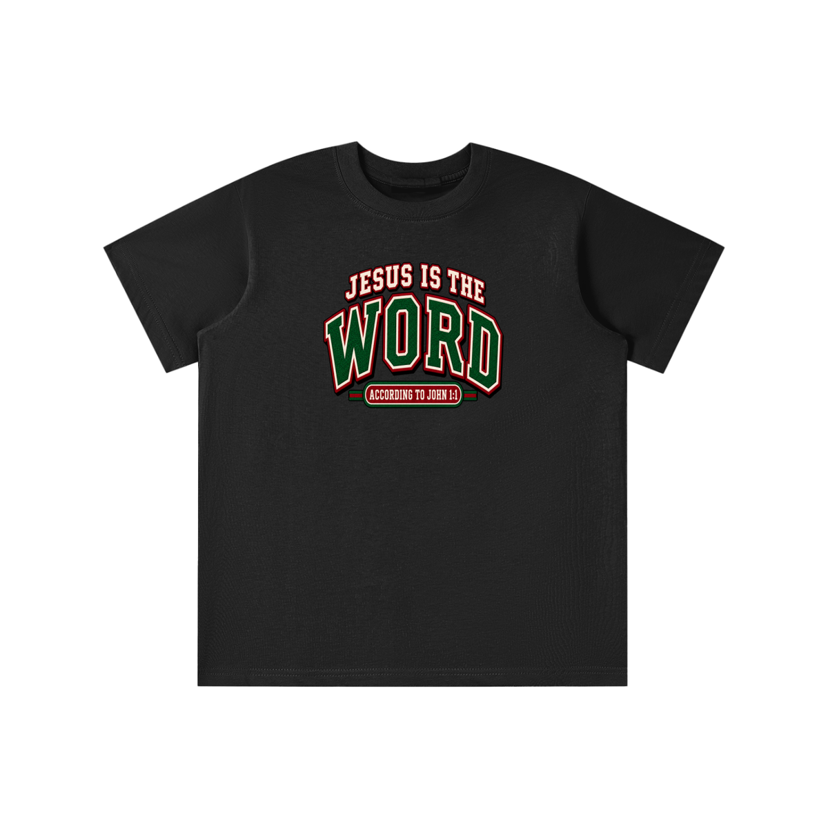 JESUS IS THE WORD ACCORDING TO JOHN 1:1 youth T-shirt