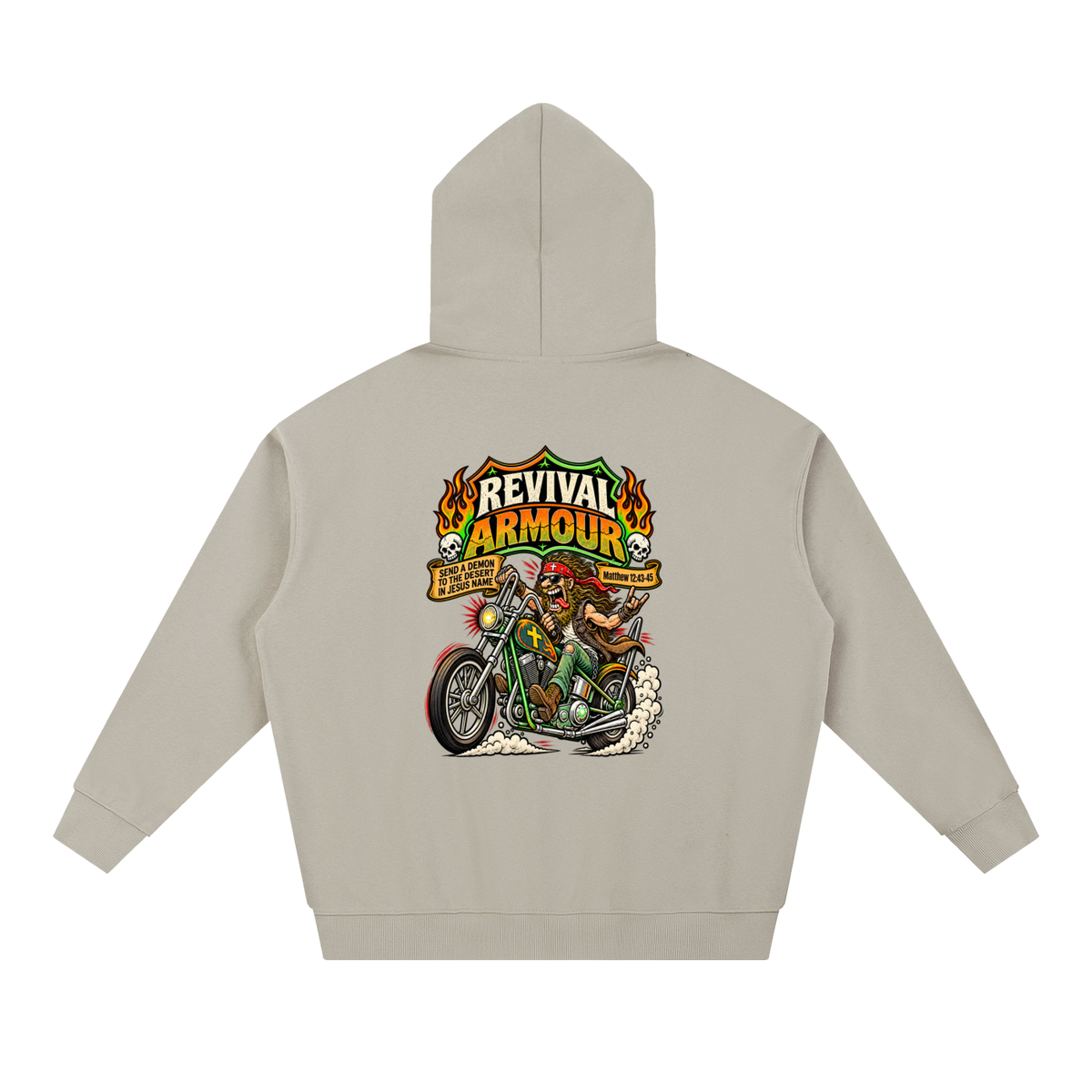 REVIVAL ARMOUR SEND A DEMON TO THE DESERT IN JESUS NAME [MATTHEW 12:43-45] Hoodie