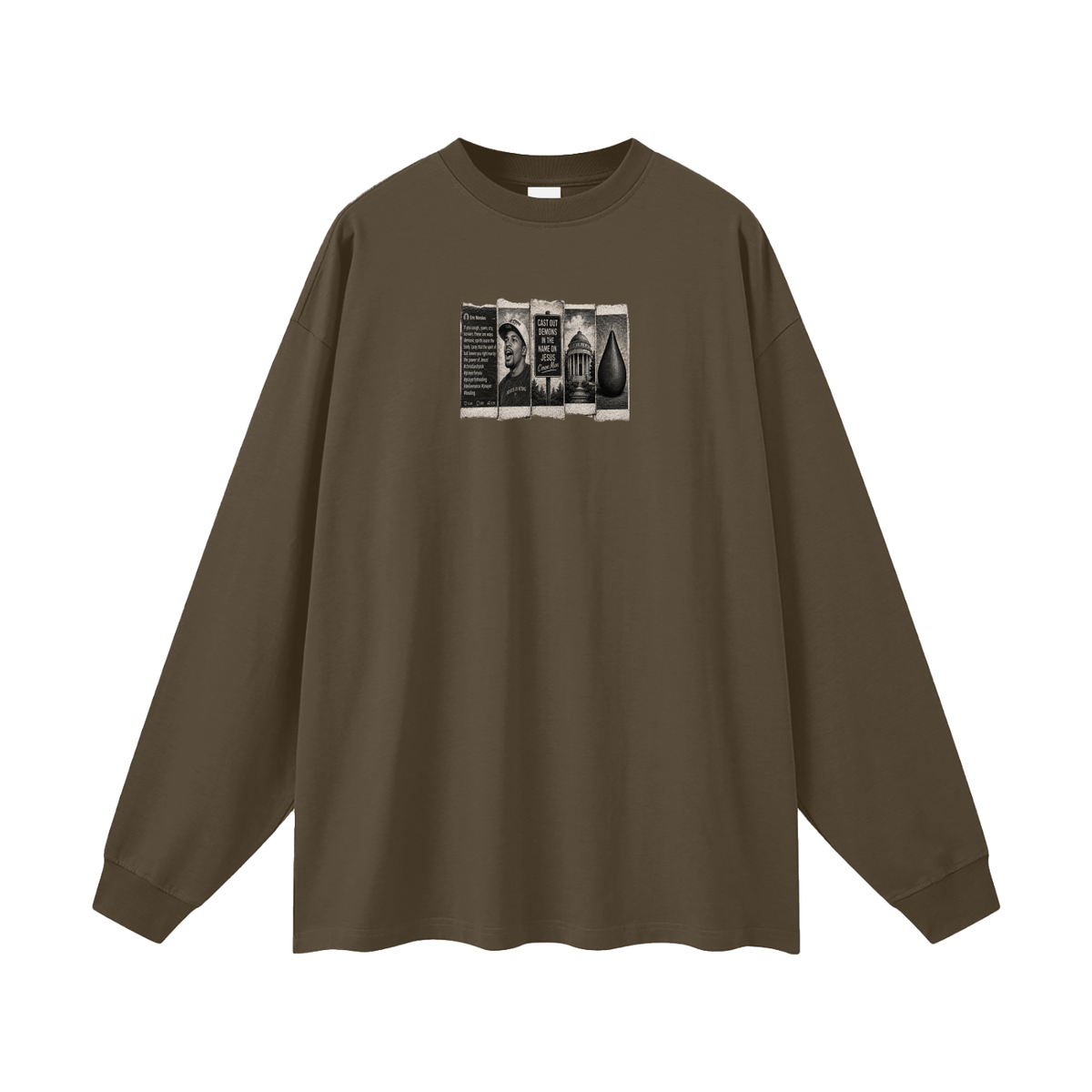 Cast out demons in the name of Jesus C'mon man Long Sleeve T-Shirt