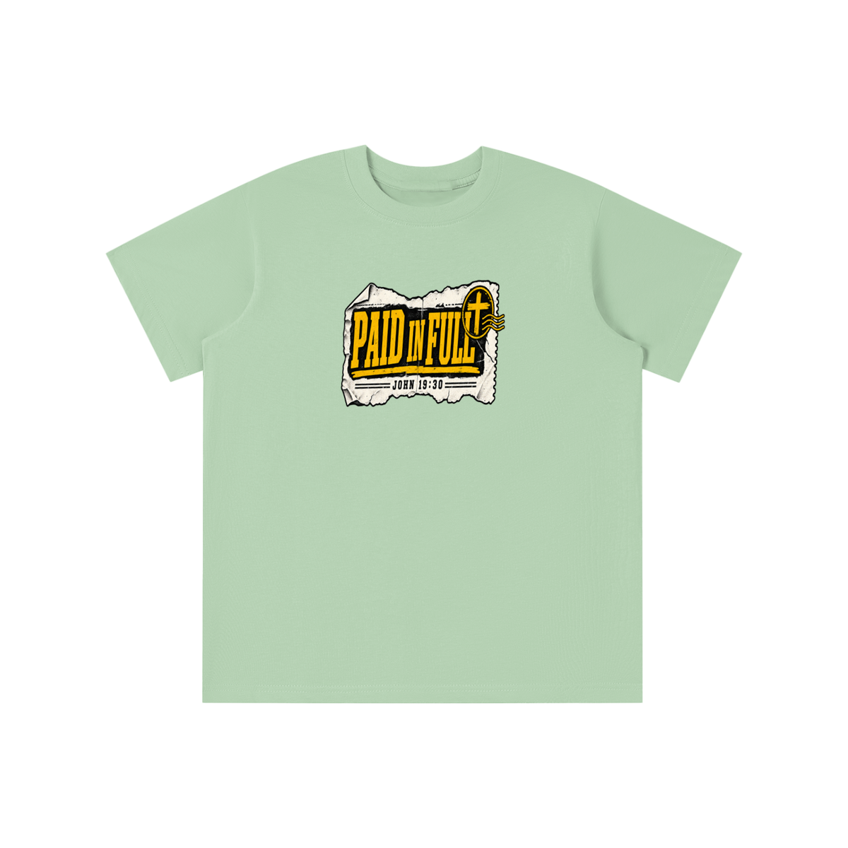 PAID IN FULL - JOHN 19:30 - youth T-shirt