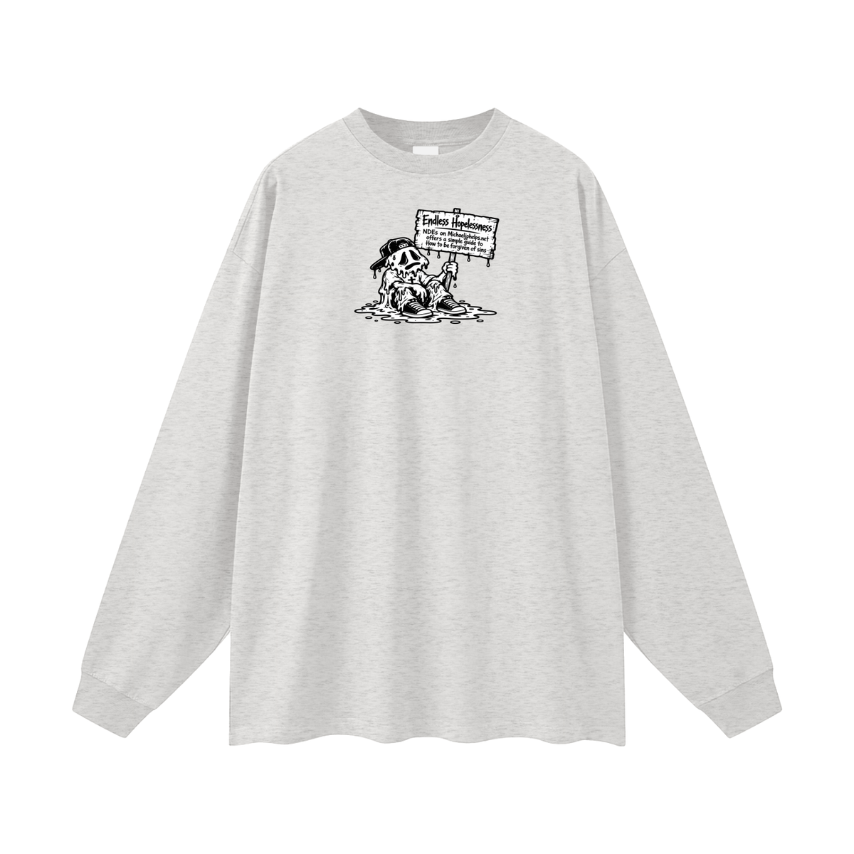 ENDLESS HOPELESSNESS NDEs on michaeljphelps.net offers a simple guide to How to be forgiven of sins Long Sleeve T-Shirt