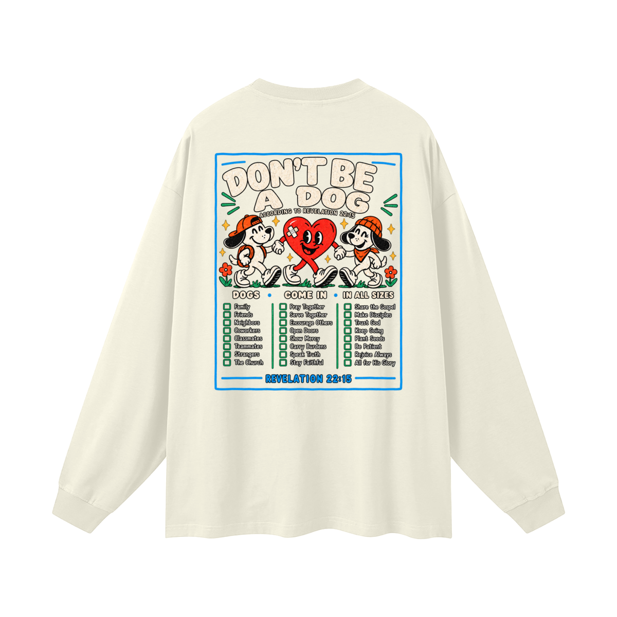CAST ALL YOUR BURDENS TO JESUS ACCORDING TO Matthew 11:28–30 THO Long Sleeve T-Shirt