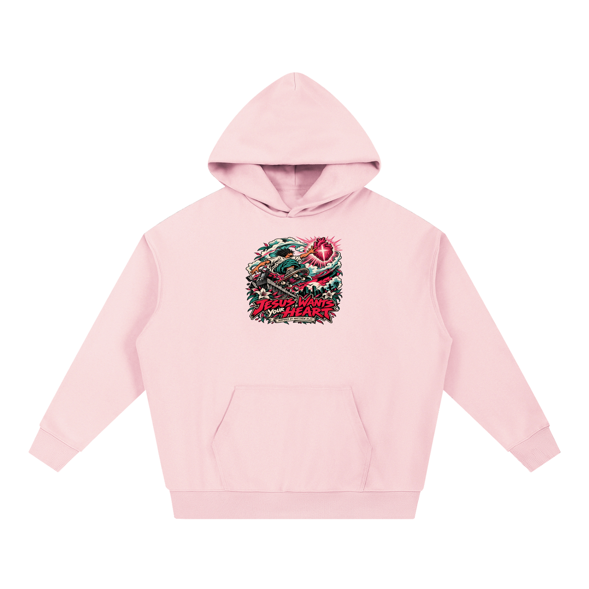 JESUS WANTS YOUR HEART INSPIRED BY MATTHEW 16:25 Hoodie
