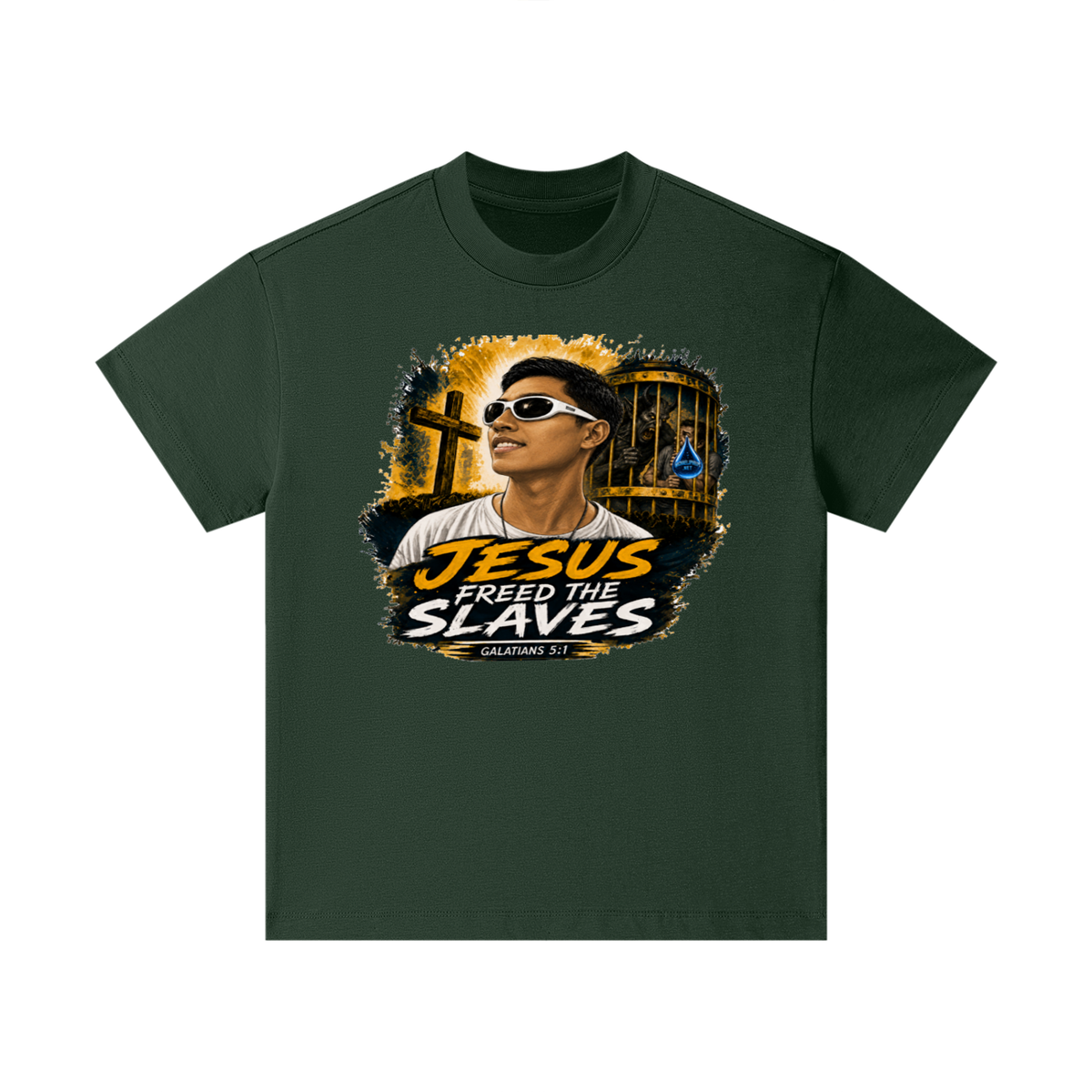 Jesus freed the slaves Kids T-Shirt