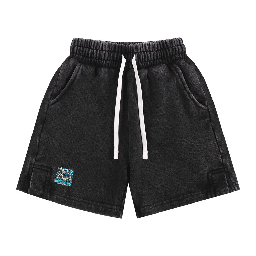 GOOD NEWS JESUS DIED FOR OUR SINS - 1 COR. 15:1-4 *that's not a quote Kids' Shorts