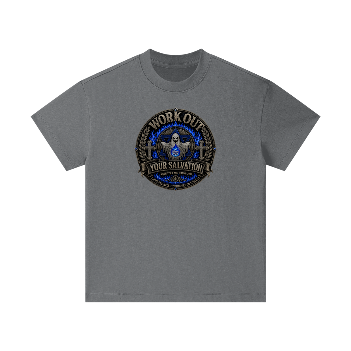 workout your salvation with Fear and Trembling Kids' T-Shirt