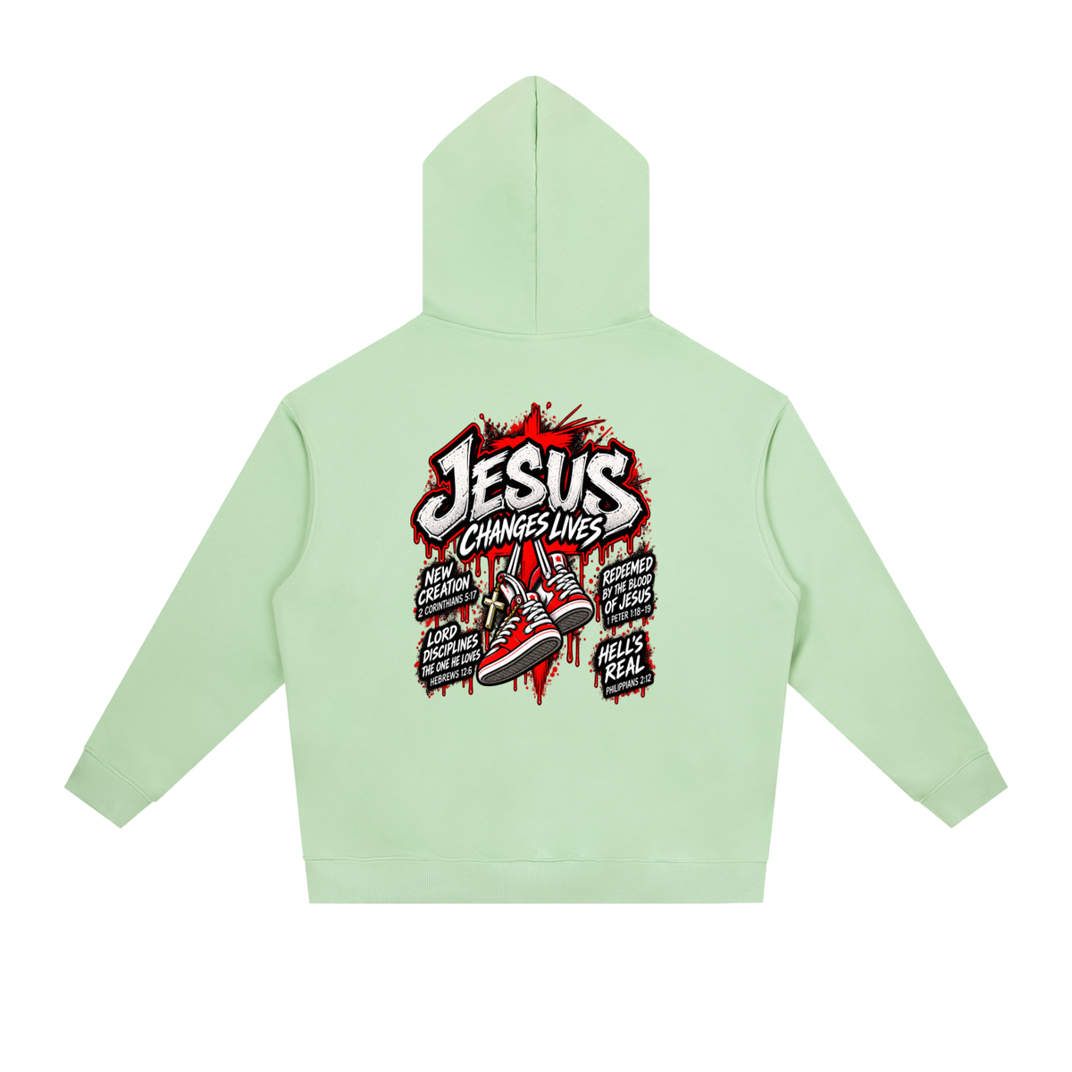 JESUS CHANGES LIVES Hoodie