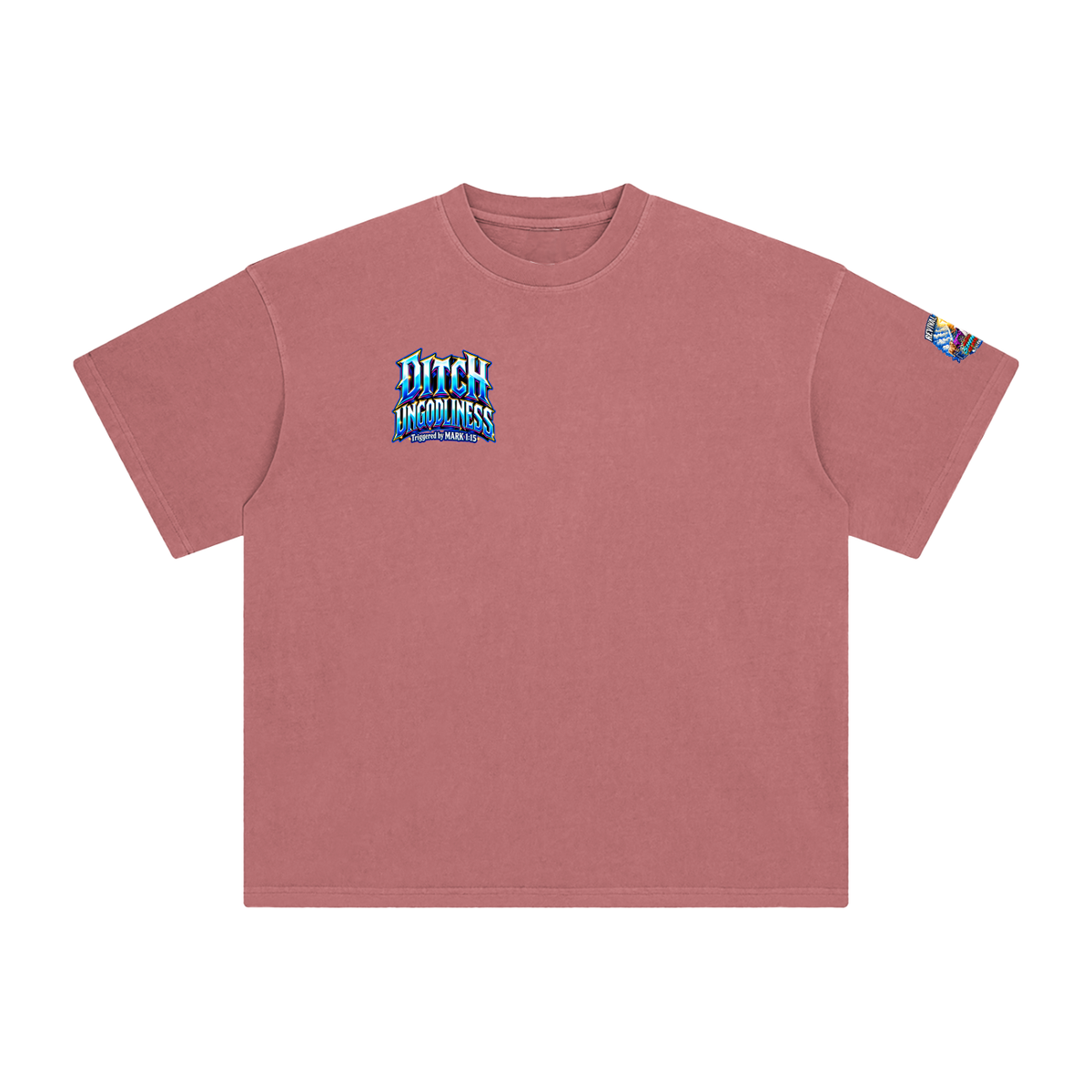 REVIVAL ARMOUR deliberately SINNING IS STUPID HEAVEN AND HELL ARE REAL PLACES DITCH UNGODLINESS Triggered by MARK 1:15 T-Shirt