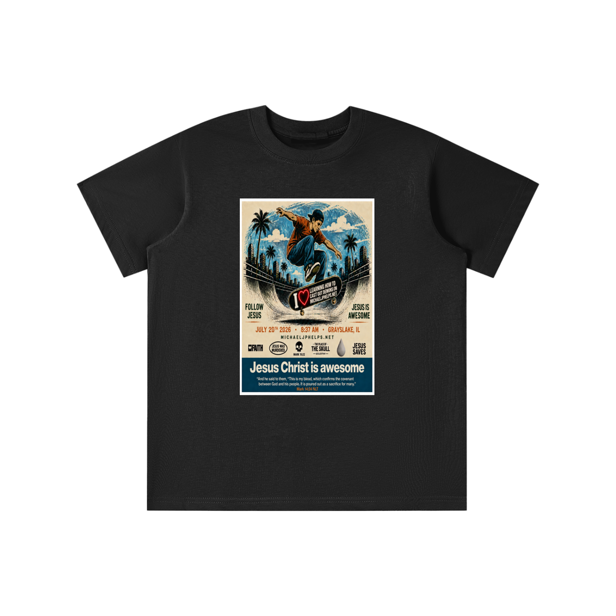 Jesus Christ is awesome youth T-shirt