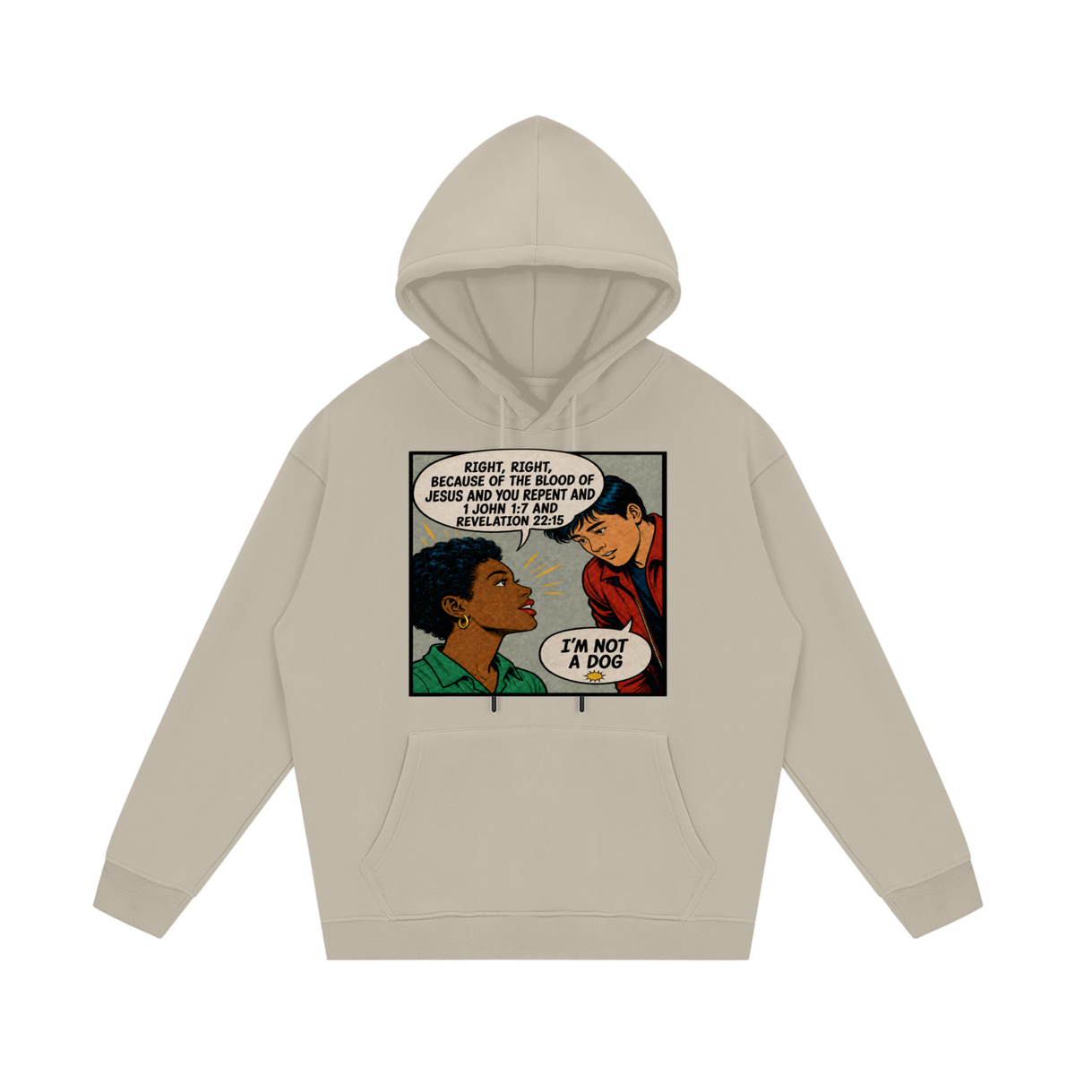 I'm not a dog Hoodie