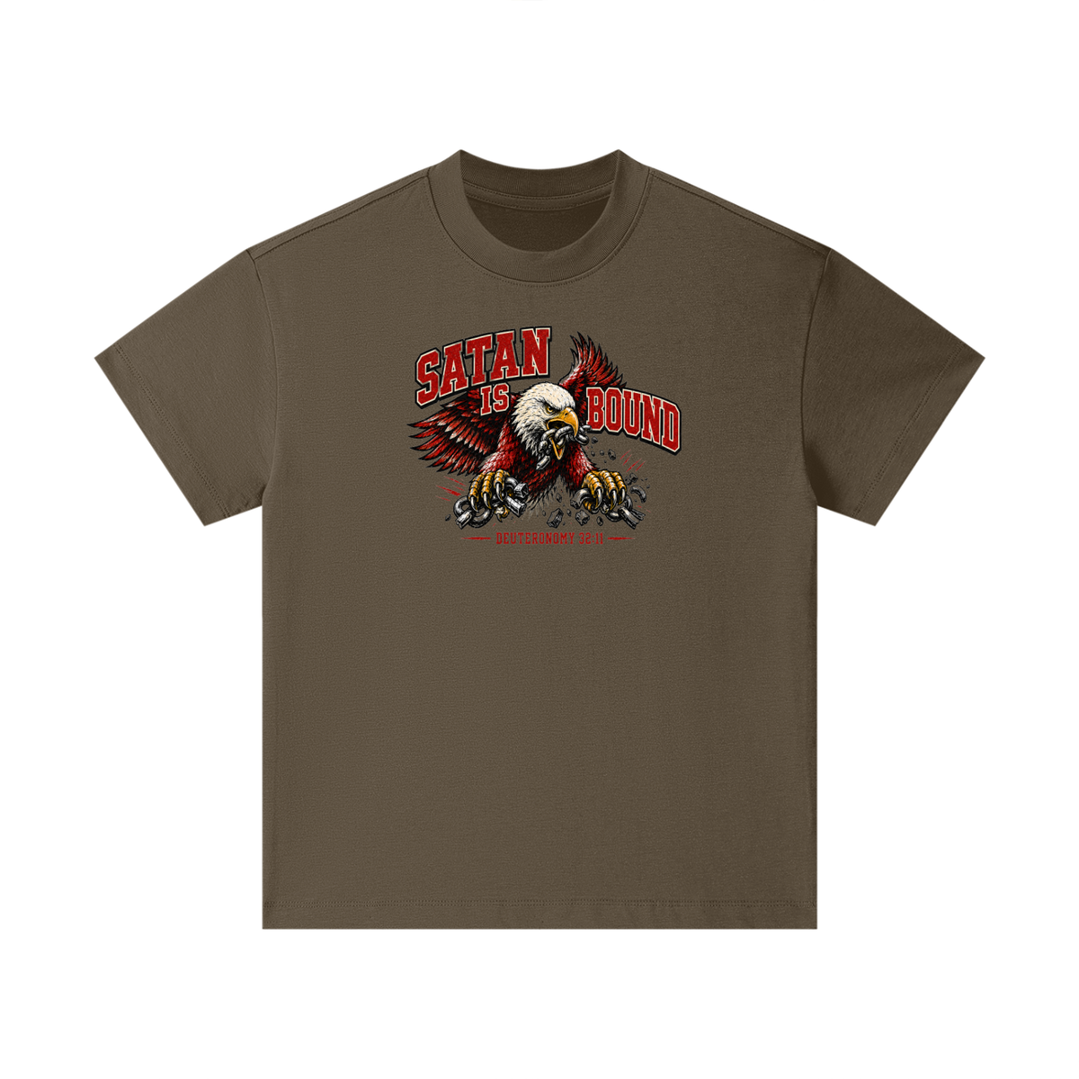 SATAN IS BOUND - DEUTERONOMY 32:11 - Kids T-Shirt
