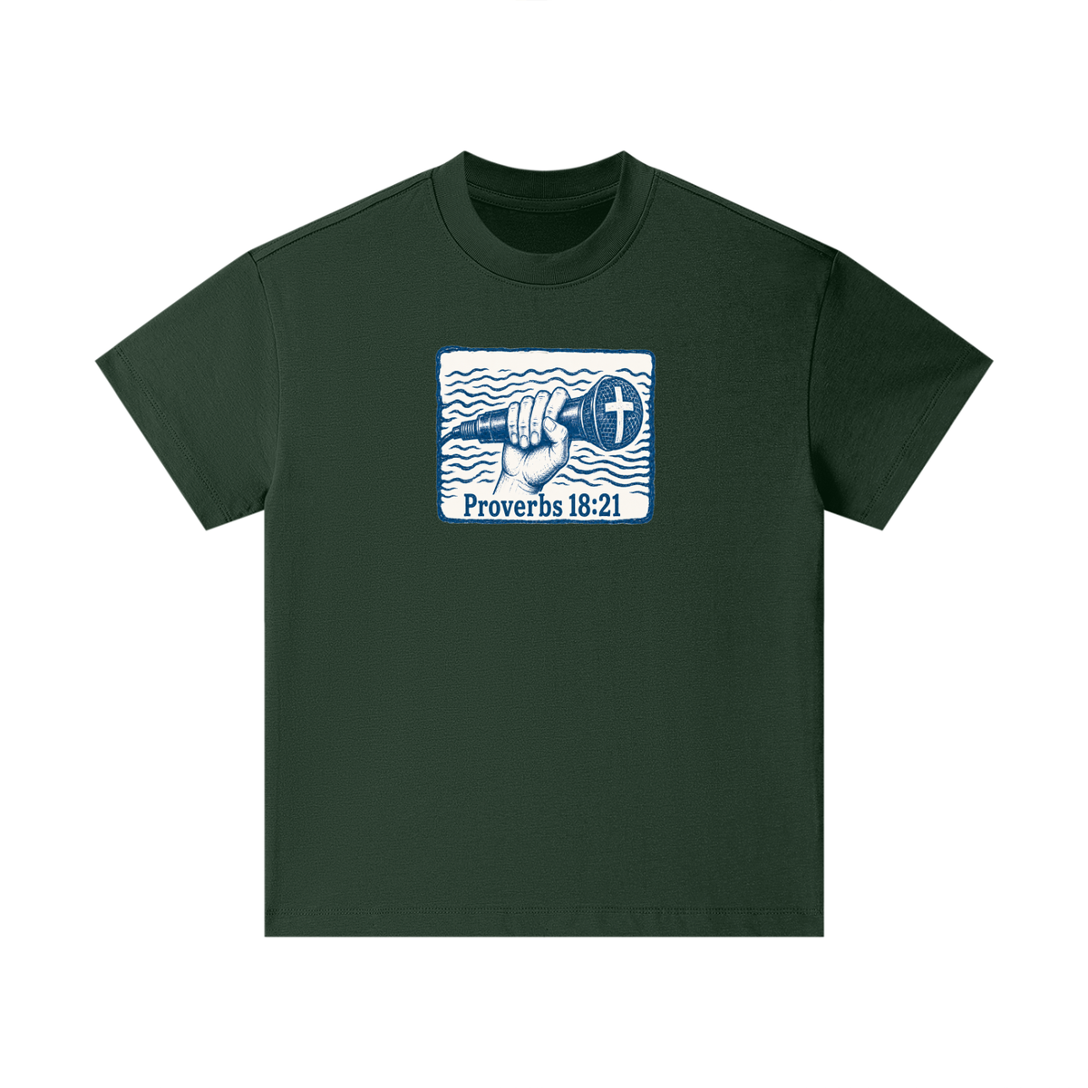 Proverbs 18:21 mic Kids T-Shirt