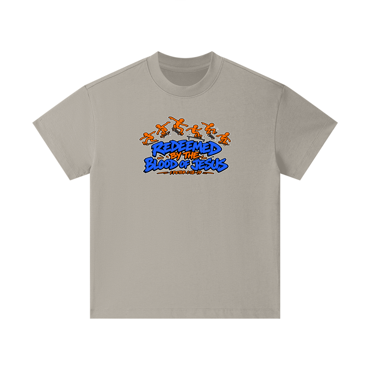 REDEEMED BY THE BLOOD OF JESUS - 1 PETER 1:18-19 - Kids T-Shirt