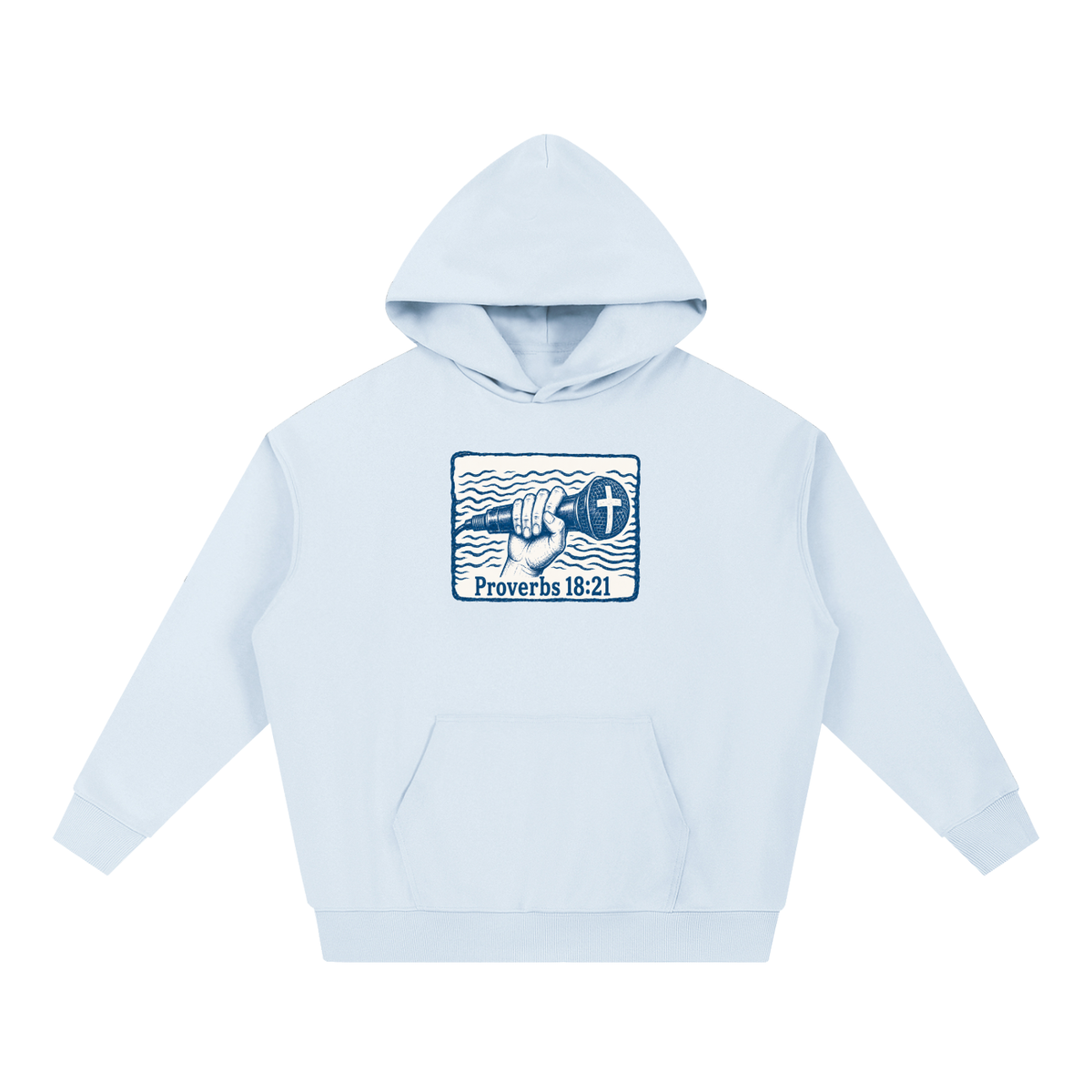Proverbs 18:21 mic Hoodie