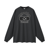 may Grace roll with you JESUS DIED FOR OUR SINS AND WE SHOULD REPENT ALSO Long Sleeve T-Shirt