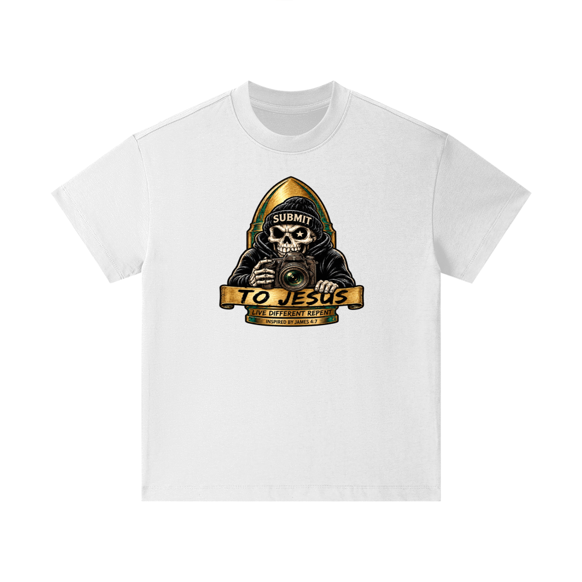 SUBMIT TO JESUS LIVE DIFFERENT REPENT INSPIRED BY JAMES 4:7 Kids T-Shirt