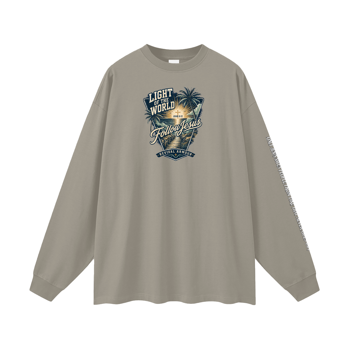 LIGHT OF THE WORLD FOLLOW JESUS REVIVAL ARMOUR Long Sleeve T-Shirt