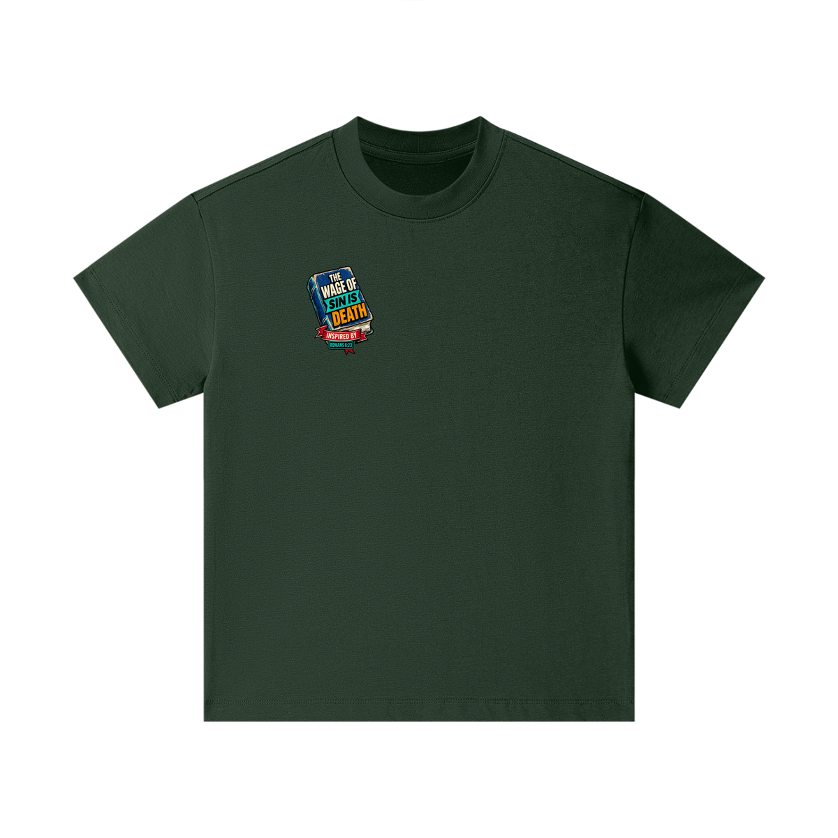 THE WAGE OF SIN IS DEATH INSPIRED BY ROMANS 6:23 PAID IN FULL INSPIRED BY JAMES 2:10 & ROMANS 3:24-26 Kids T-Shirt