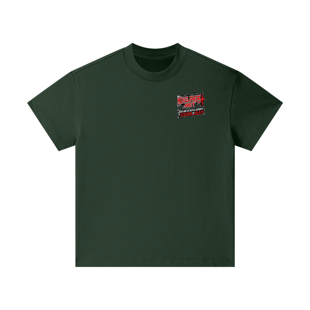 MICHAELJPHELPS.NET JESUS GAVE HIS DISCIPLES AUTHORITY TO CAST OUT DEMONS AND HEAL THE SICK Kids T-Shirt