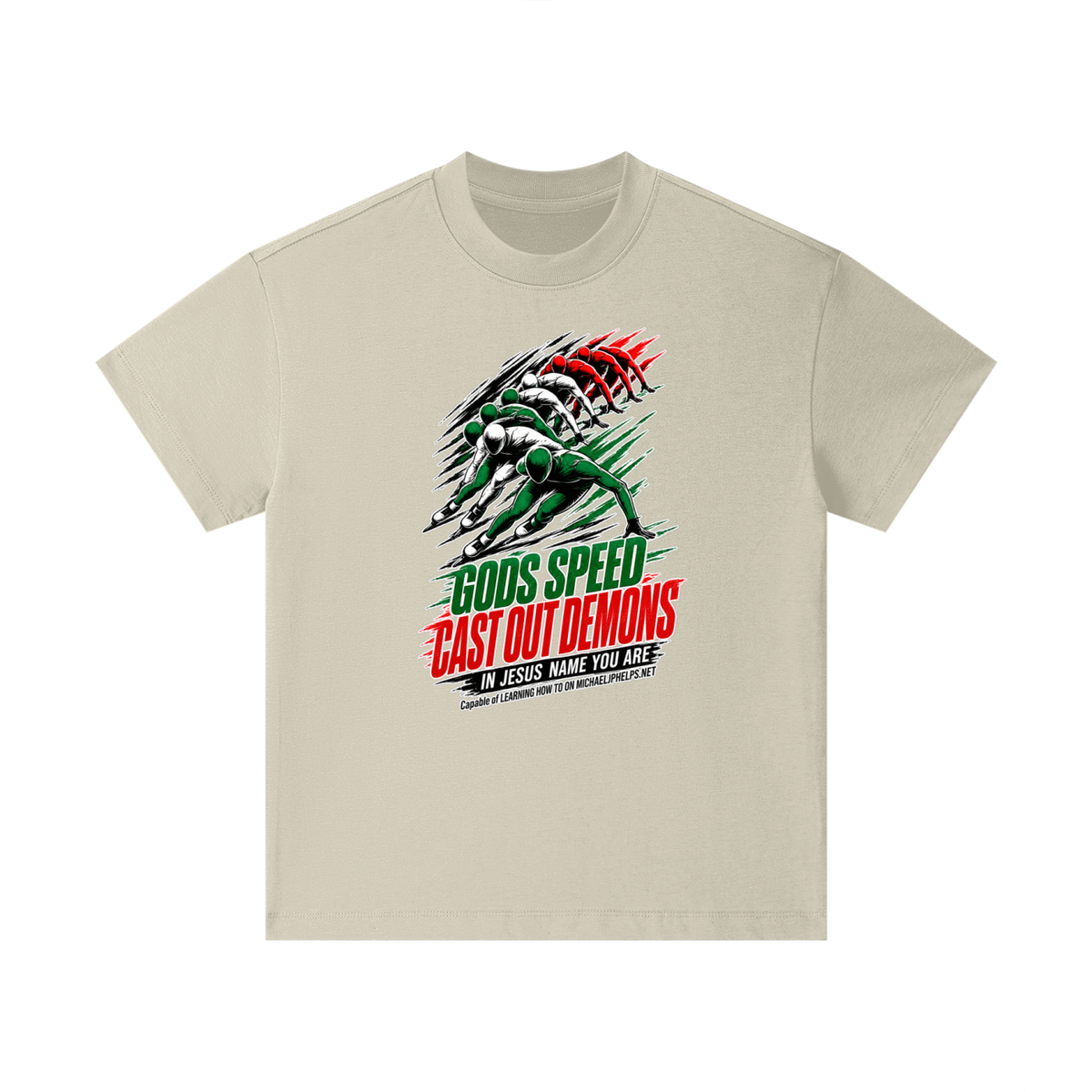 GODS SPEED CAST OUT DEMONS IN JESUS NAME YOU ARE Capable of LEARNING HOW TO ON MICHAELJPHELPS.NET Kids T-Shirt