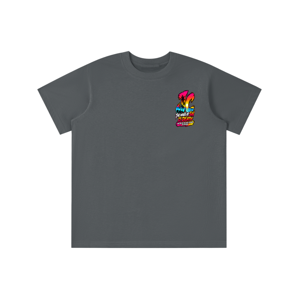 THE WAGE OF SIN IS DEATH AND THERE ARE JESUS CHRIST TESTIMONIES ON YOUTUBE youth T-shirt