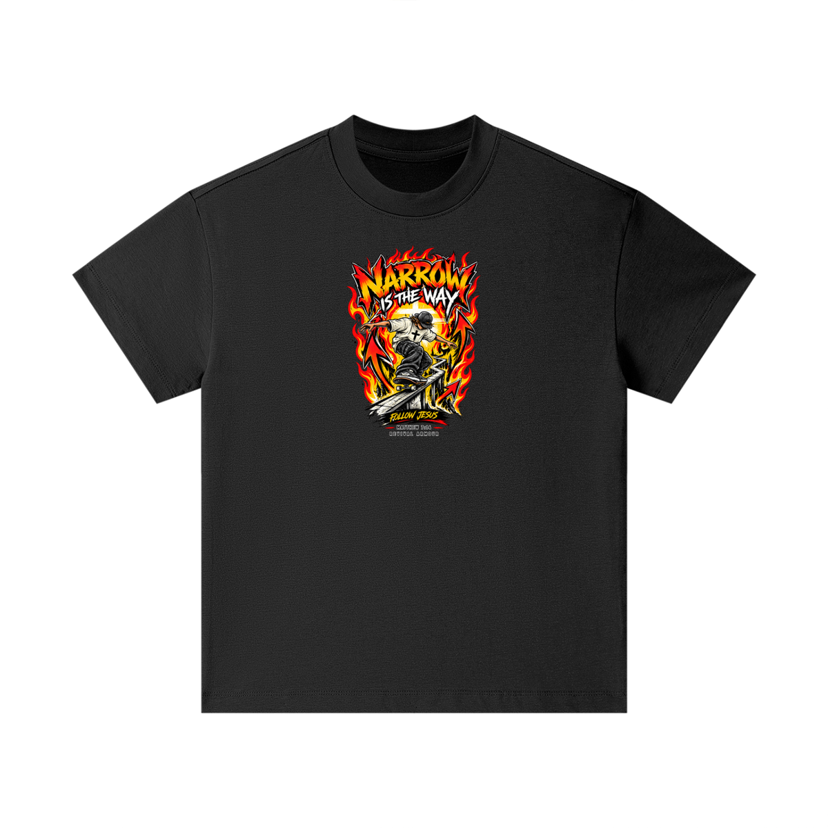 NARROW IS THE WAY Kids T-Shirt