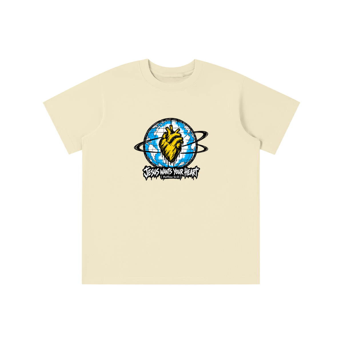 JESUS WANTS YOUR HEART ( MATTHEW 16:25 ) youth T-shirt
