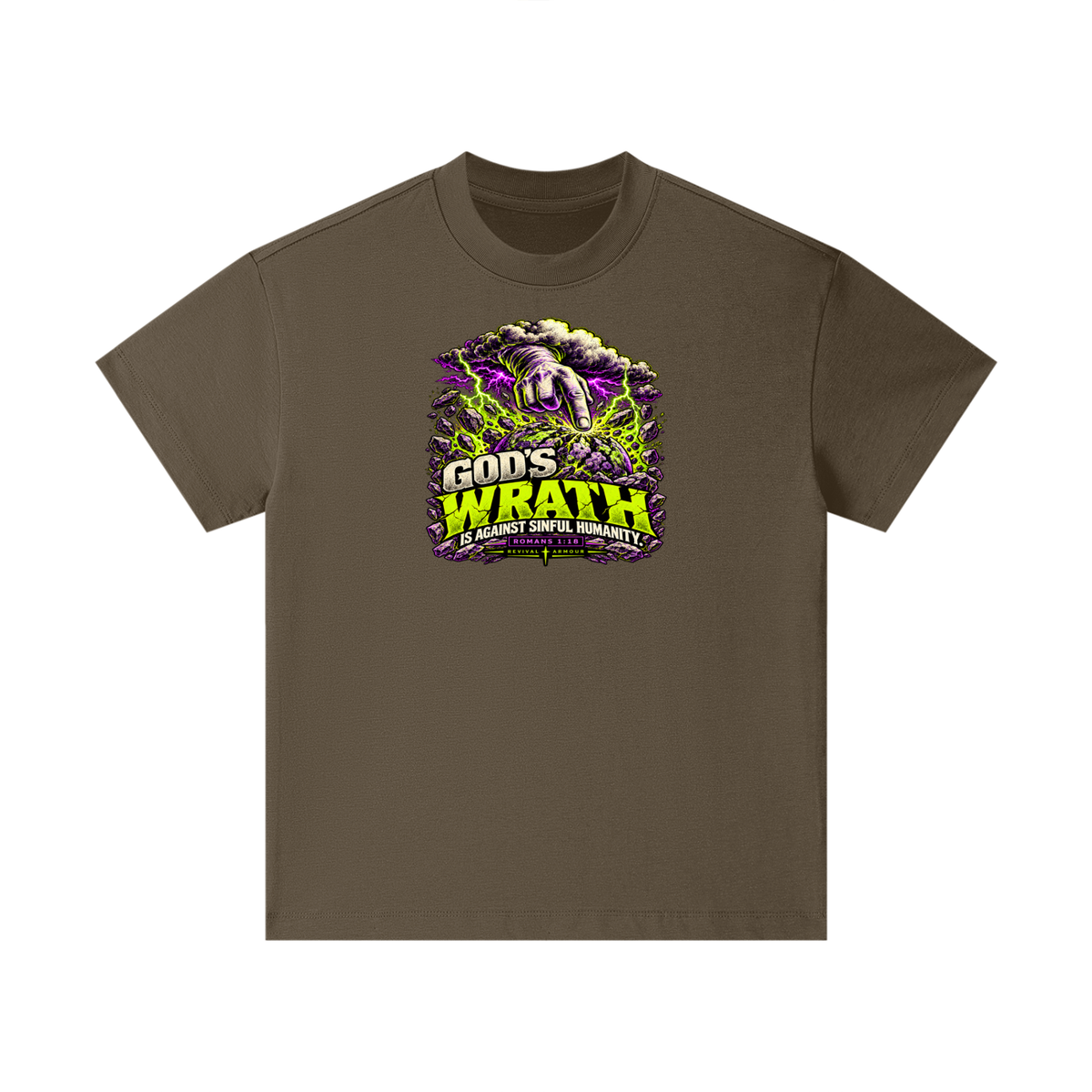 GOD'S WRATH IS AGAINST SINFUL HUMANITY [ROMANS 1:18] Kids T-Shirt