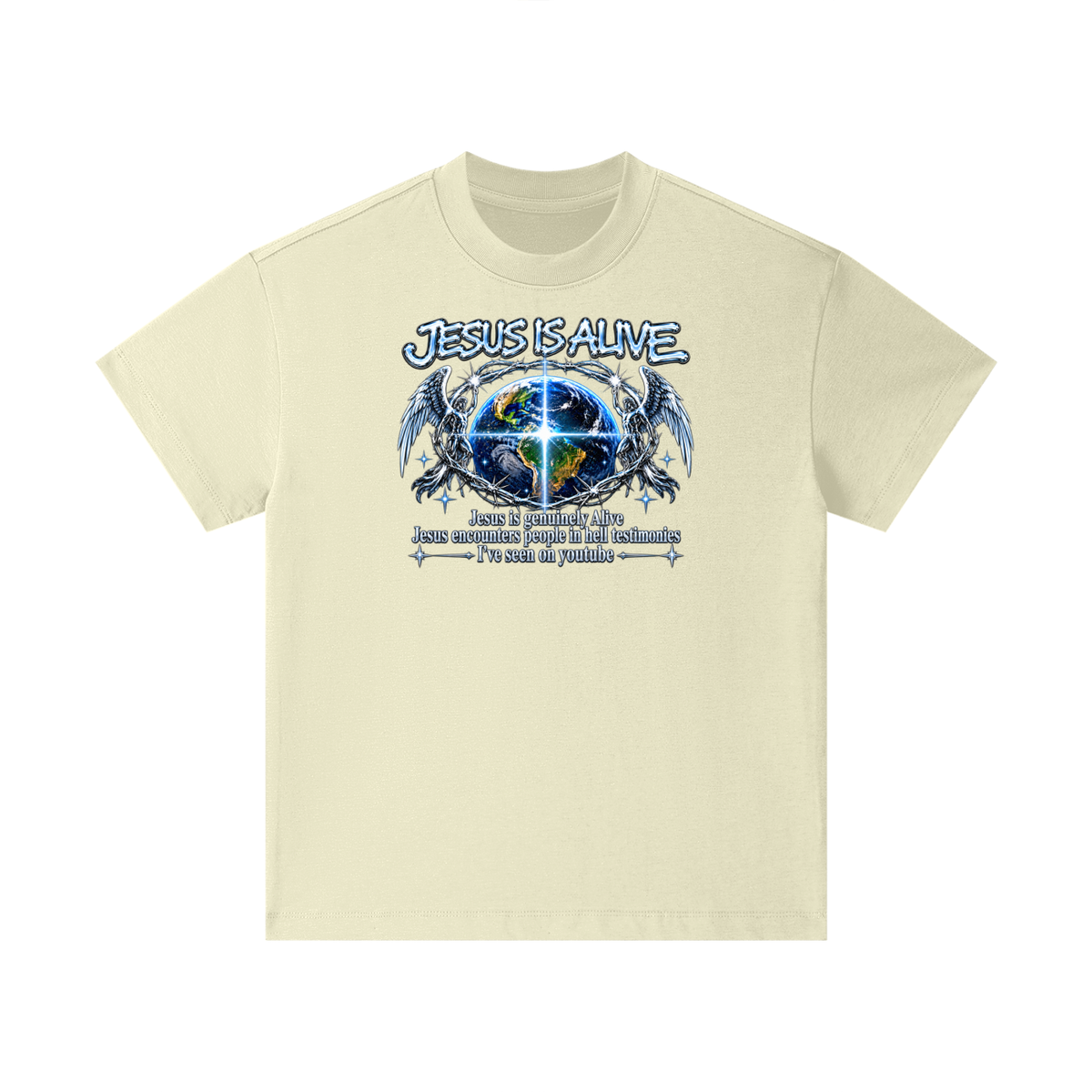 JESUS IS ALIVE Jesus is genuinely Alive Jesus encounters people in hell testimonies I've seen on youtube Kids T-Shirt