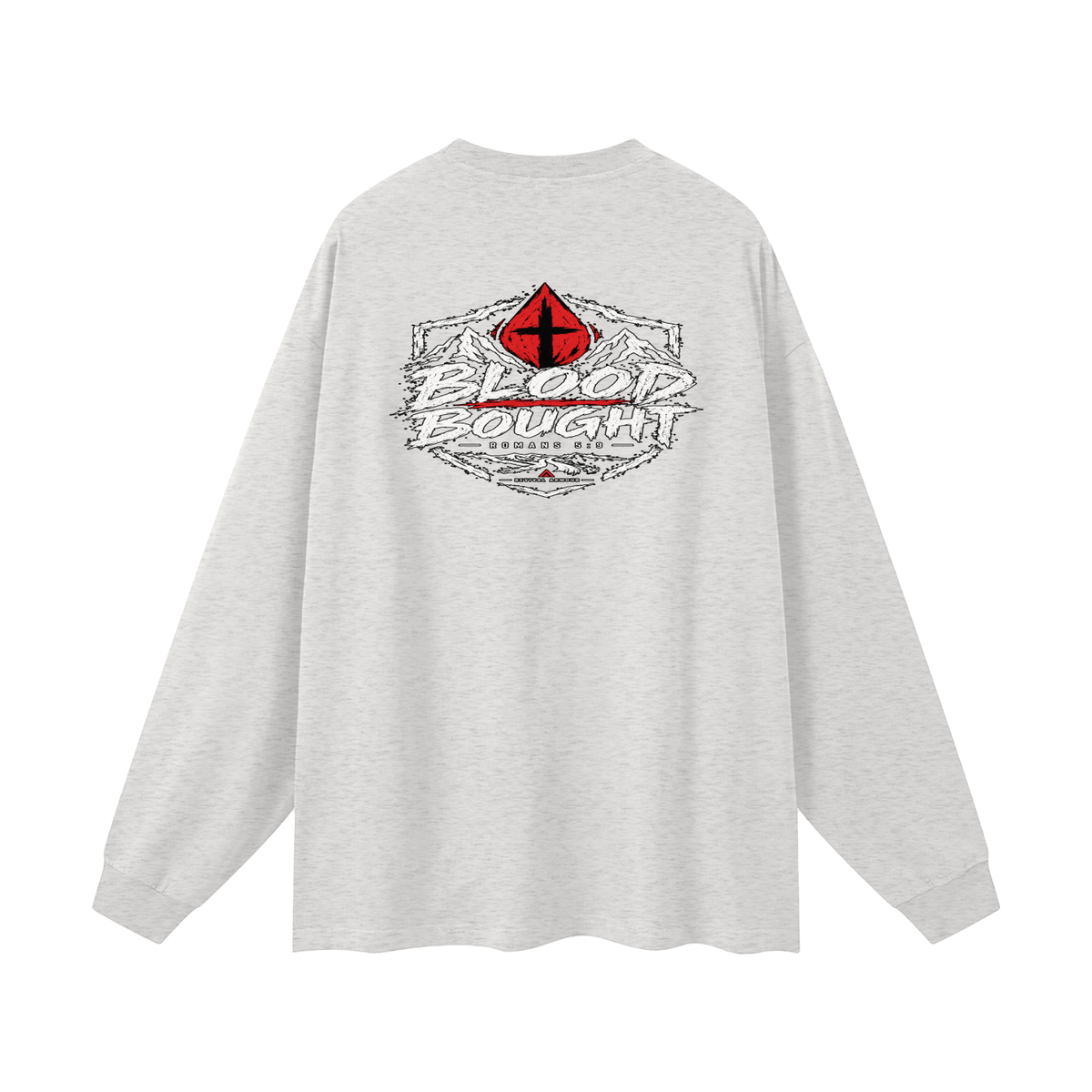 BLOOD BOUGHT - ROMANS 5:9 - Long Sleeve T-Shirt