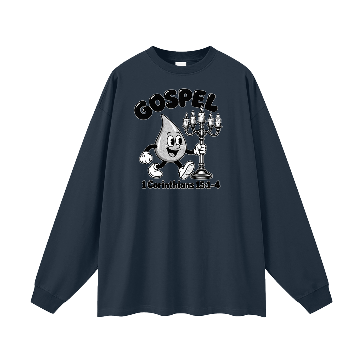 GOSPEL 1 Corinthians 15:1-4 Long Sleeve T-Shirt