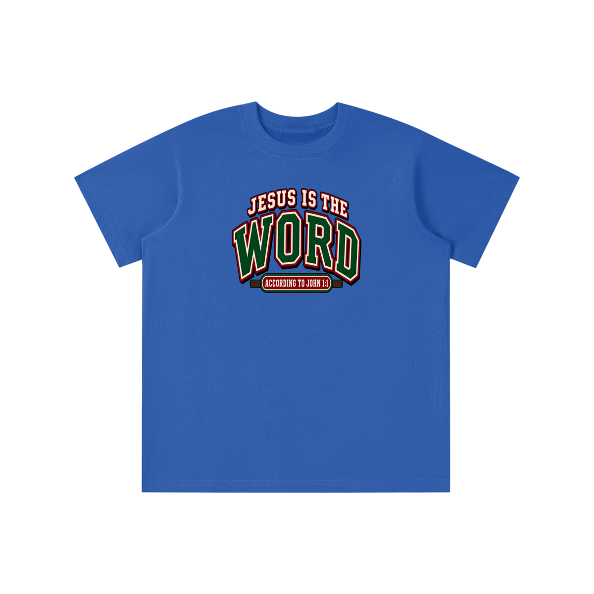 JESUS IS THE WORD ACCORDING TO JOHN 1:1 youth T-shirt