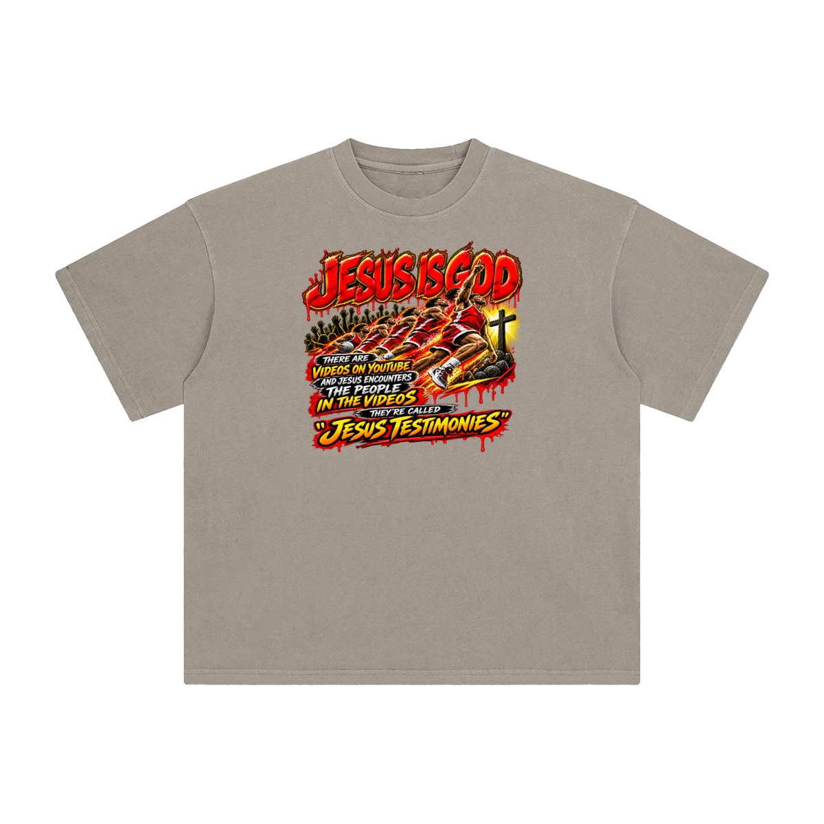 JESUS IS GOD THERE ARE VIDEOS ON YOUTUBE AND JESUS ENCOUNTERS THE PEOPLE IN THE VIDEOS THEY'RE CALLED "JESUS TESTIMONIES" T-Shirt